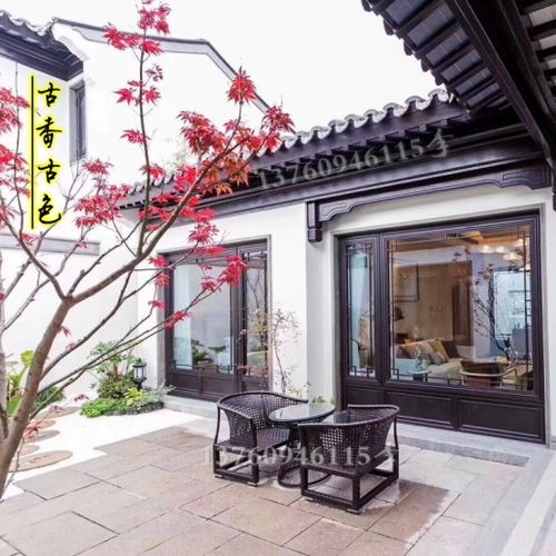 【古建园林装饰铝花板铝合金花板铝挂落定制厂商-彩斯龙建材】- 