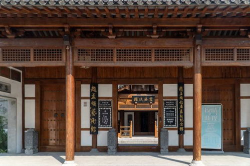 湖州吴兴赵孟頫纪念馆,仿古建筑环境优美,里面记录了他的一生