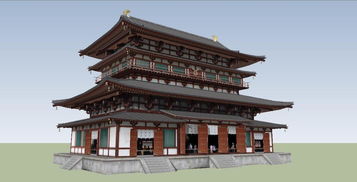 精品中式古建筑鼓楼建筑仿古建筑su模型设计素材 建筑模型模型大全 18796339