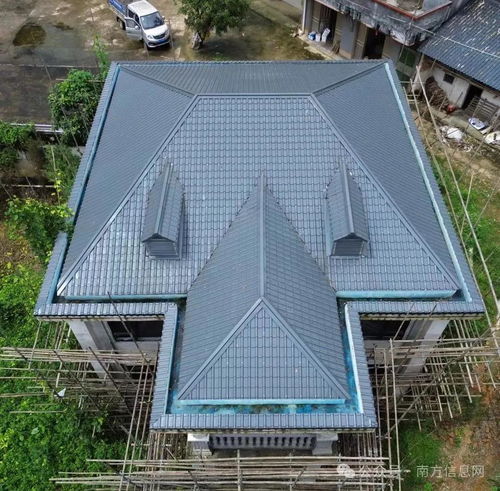 古典 飘逸 山禾阳极氧化彩色不锈钢瓦1219 型 成功试产