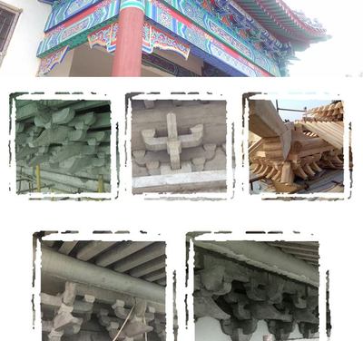古建水泥斗拱 寺庙建筑材料 仿古木质斗拱定制