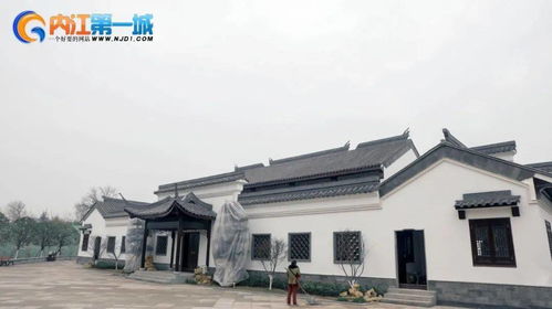 内江宝藏公园 馥郁梅香与仿古建筑的诗意交融