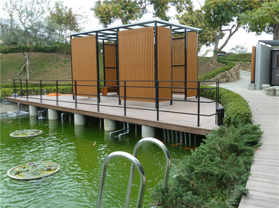 广河县PS仿木-高分子PS仿木花箱 亚茂公司仿古建筑材料的创新研发