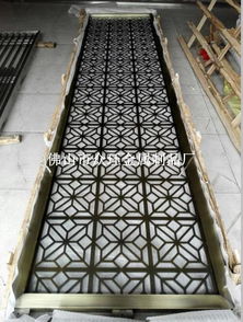 现代欧式简约不锈钢花格 仿古建筑材料的创新研发